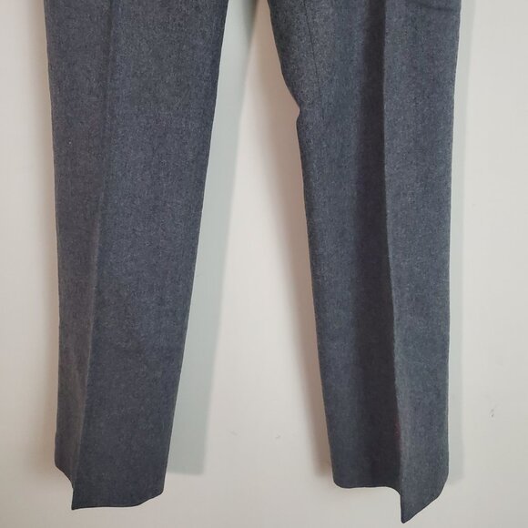 Gap Vintage Dress Pants Gray 0 Virgin Wool Y2K Business Preppy Academia Trousers - Picture 3 of 13